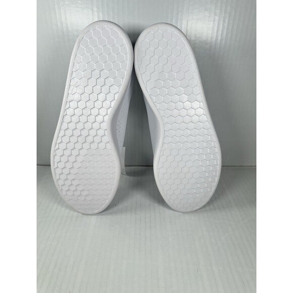 Size 10 Men’s Adidas Advantage Base Sneaker Shoes White Green GW2063 NEW - Picture 7 of 8